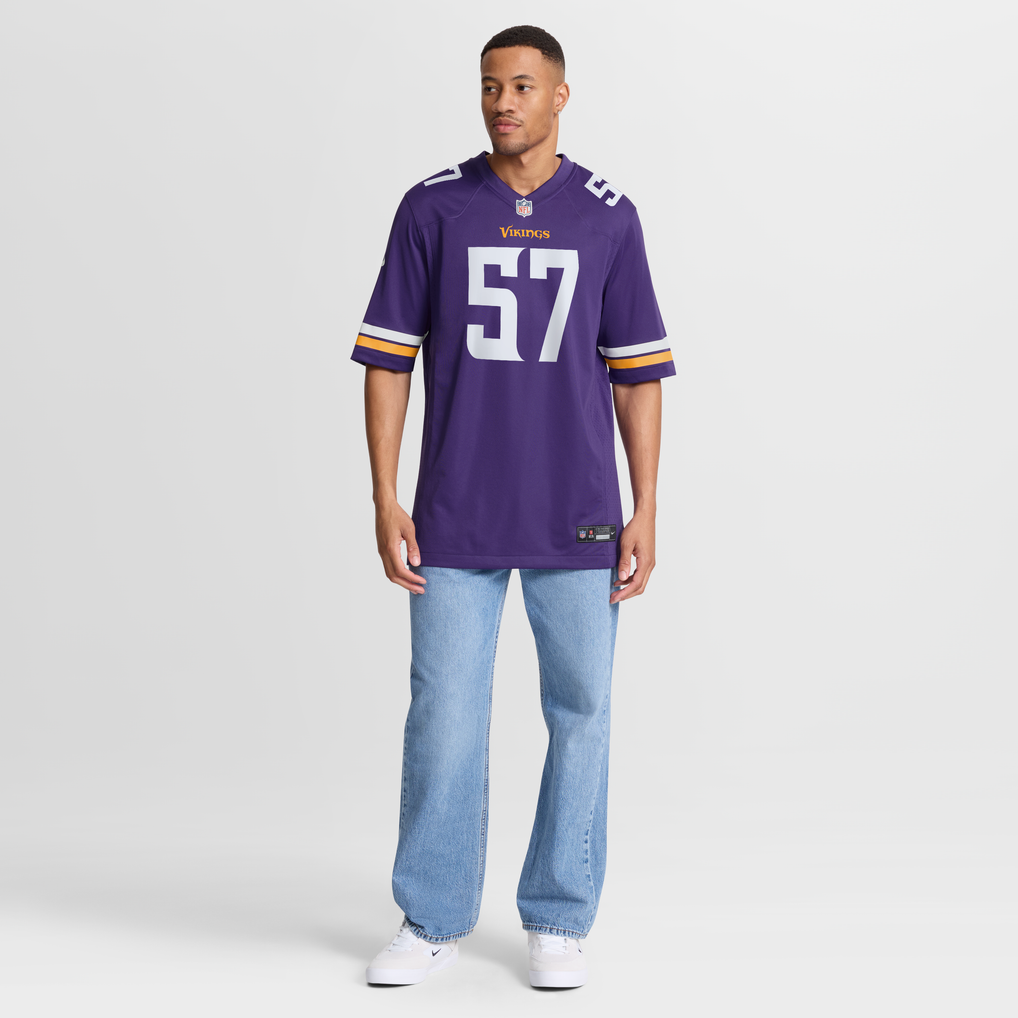 Men's Minnesota Vikings Chaz Chambliss Purple Team Game Jersey