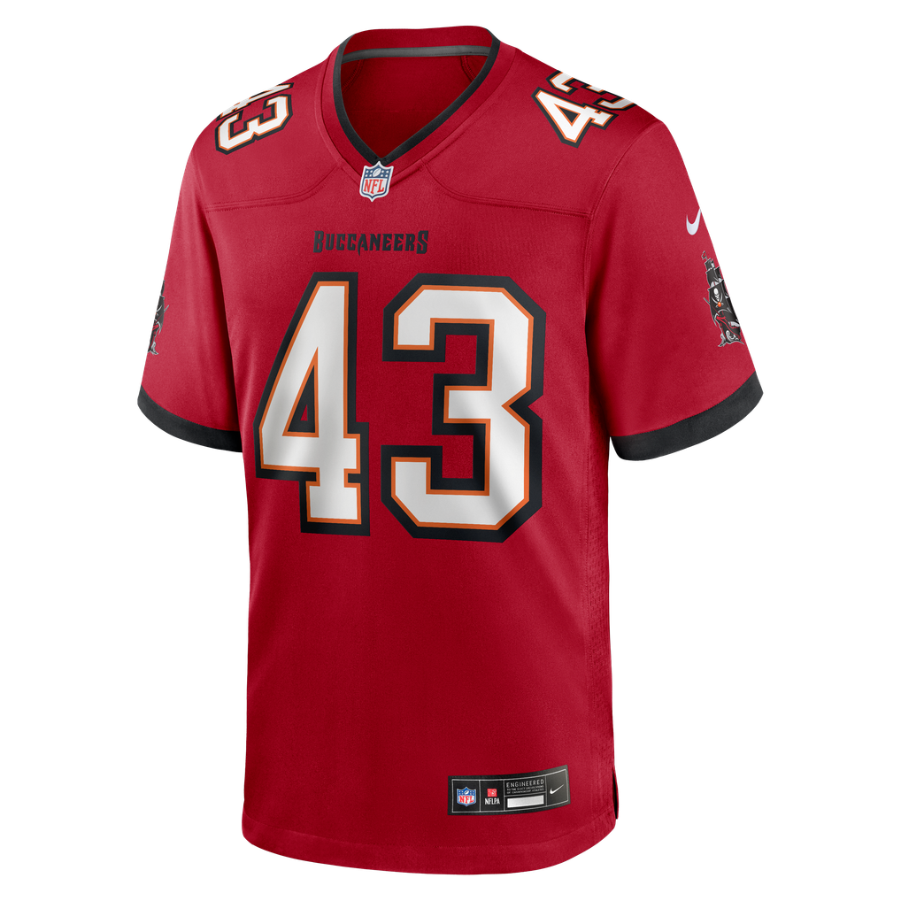 Men's Tampa Bay Buccaneers Chris Braswell Red Game Jersey