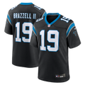 Men's Carolina Panthers Chris Brazzell II Black Team Game Jersey