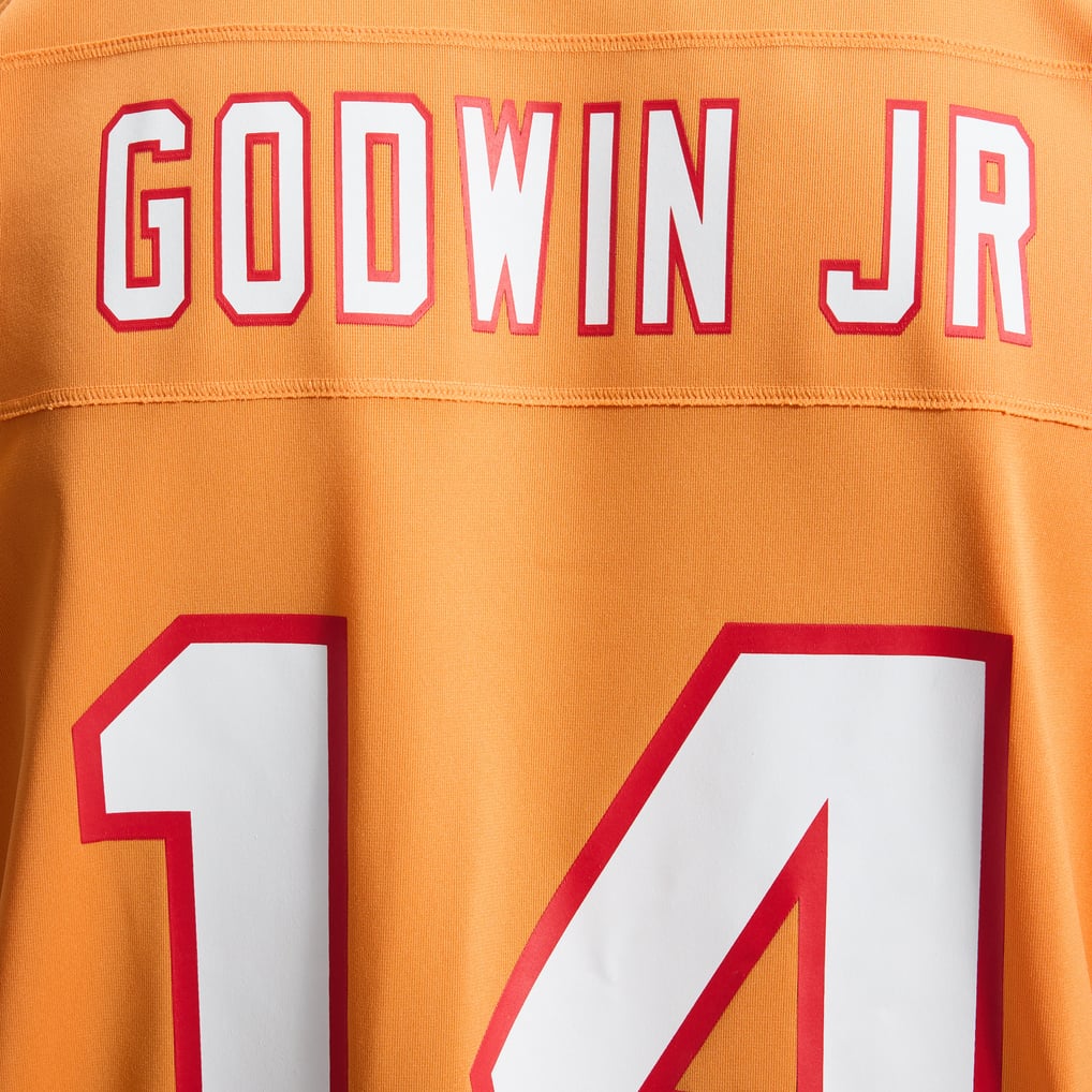 Men's Tampa Bay Buccaneers Chris Godwin Jr. Orange Alternate Game Player Jersey