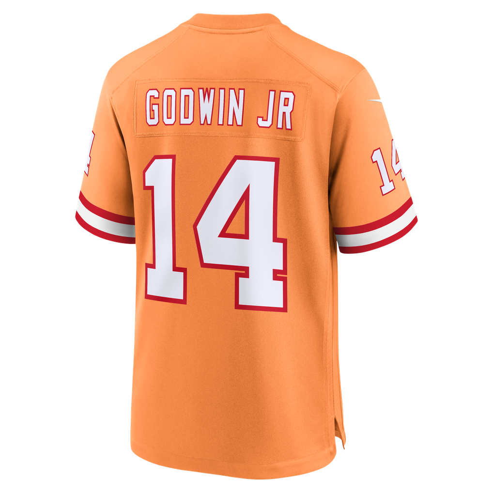 Men's Tampa Bay Buccaneers Chris Godwin Jr. Orange Alternate Game Player Jersey