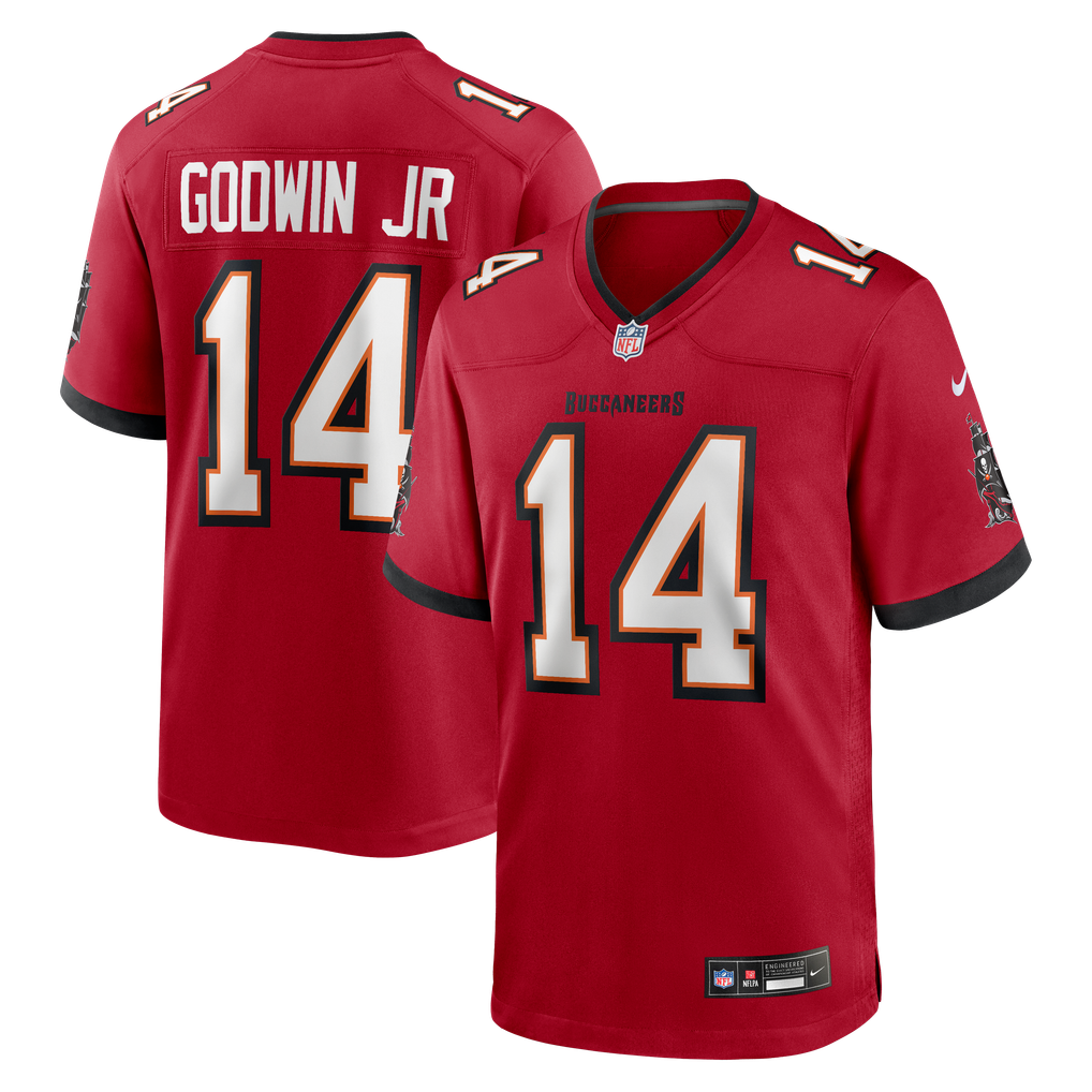 Men's Tampa Bay Buccaneers Chris Godwin Jr. Red Game Player Jersey