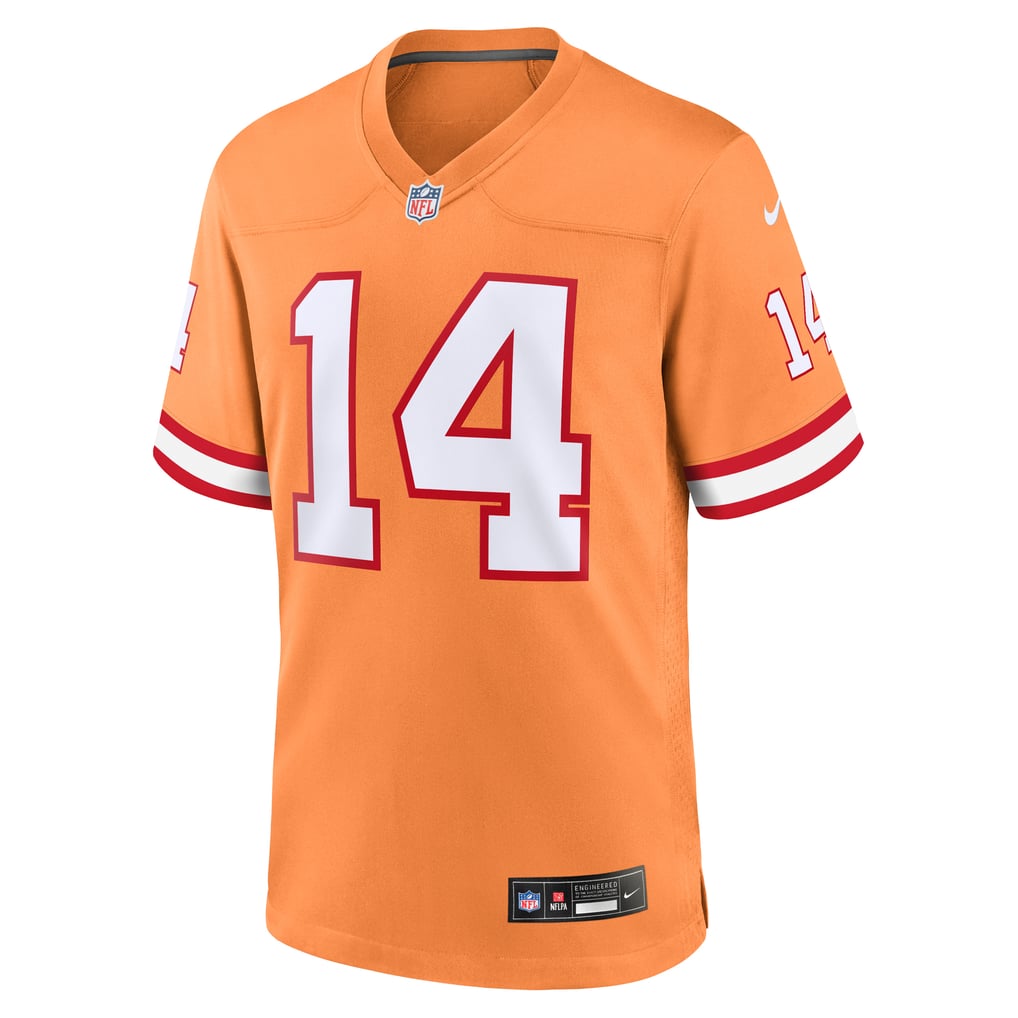 Men's Tampa Bay Buccaneers Chris Godwin Orange Throwback Game Jersey