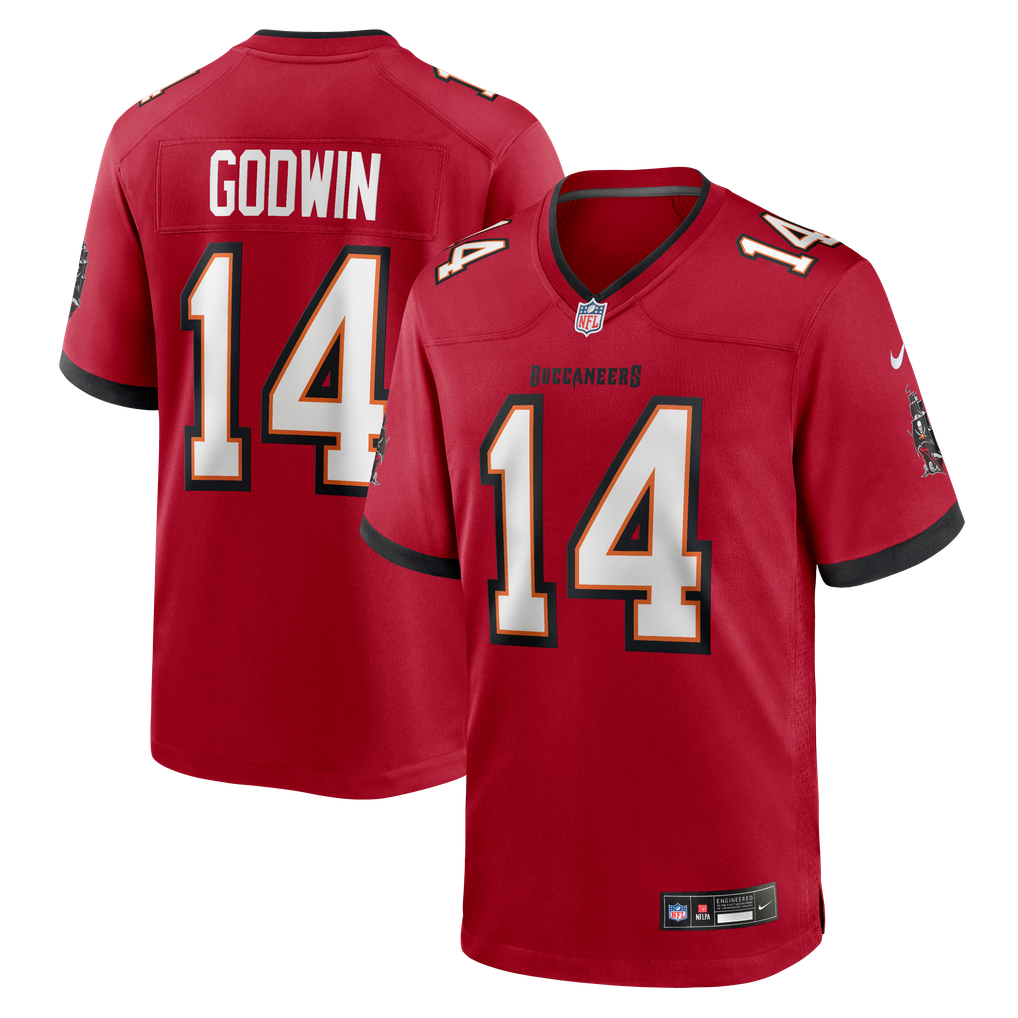 Men's Tampa Bay Buccaneers Chris Godwin Red Game Jersey