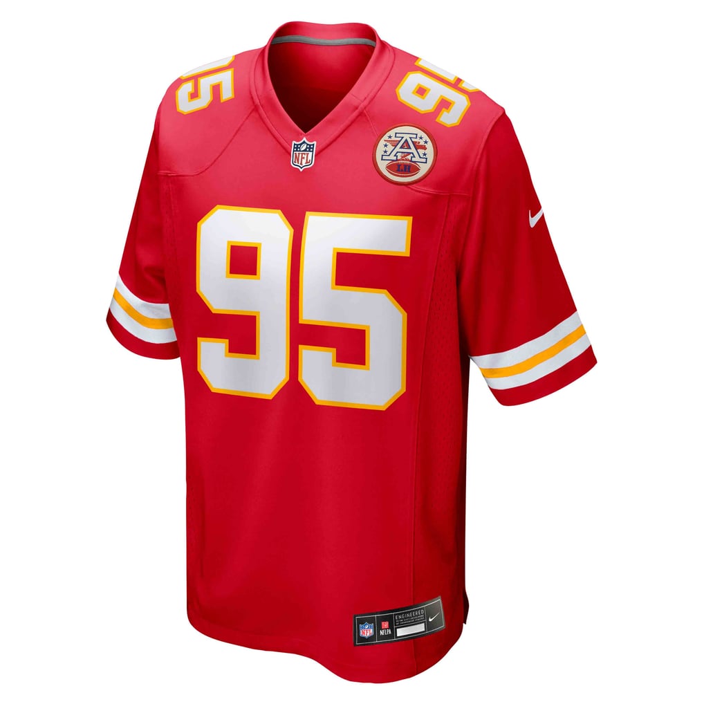 Men's Kansas City Chiefs Chris Jones Red Game Jersey