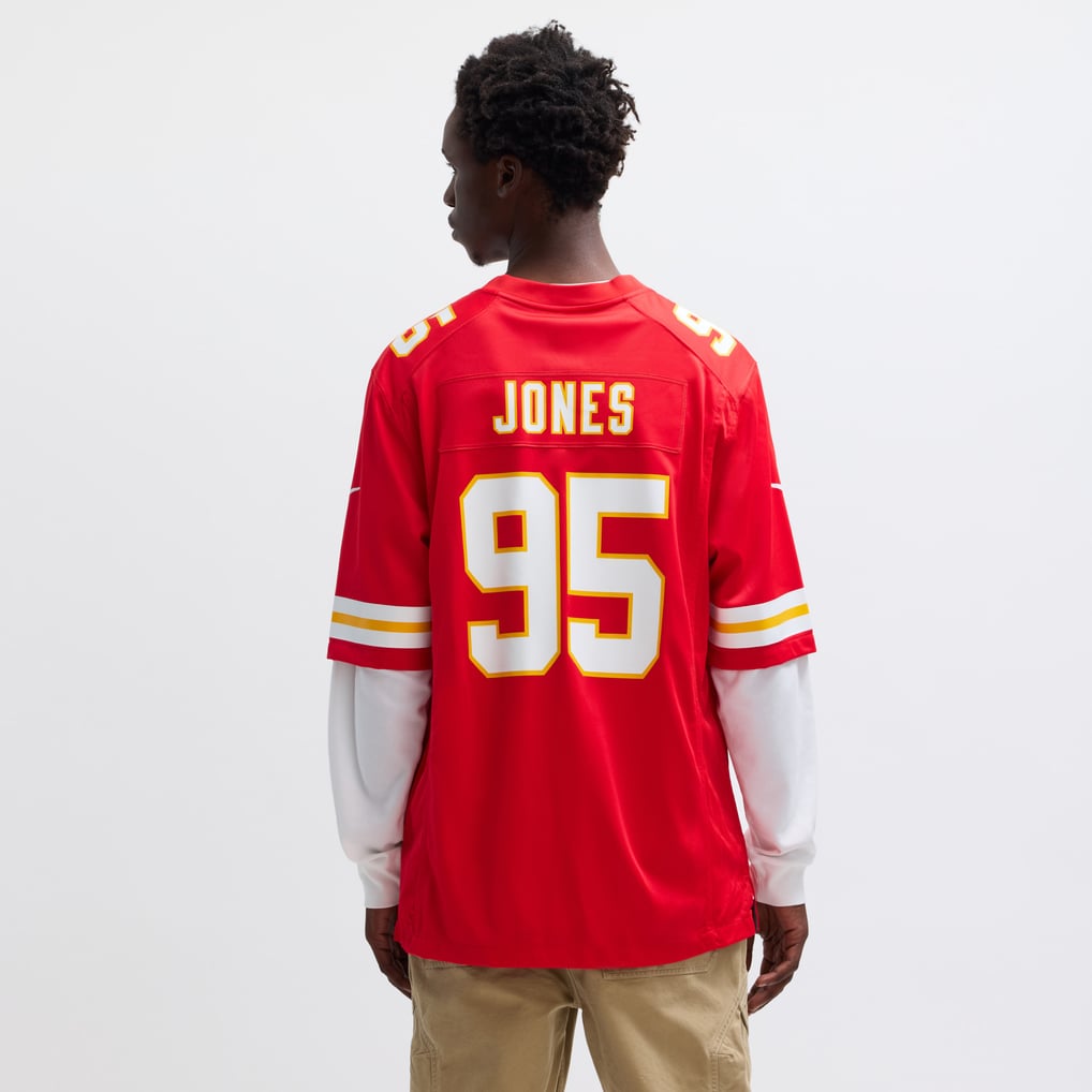 Men's Kansas City Chiefs Chris Jones Red Game Jersey