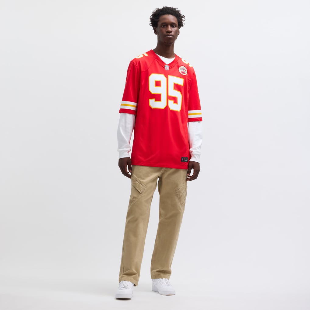 Men's Kansas City Chiefs Chris Jones Red Game Jersey