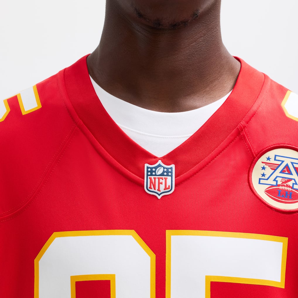 Men's Kansas City Chiefs Chris Jones Red Game Jersey
