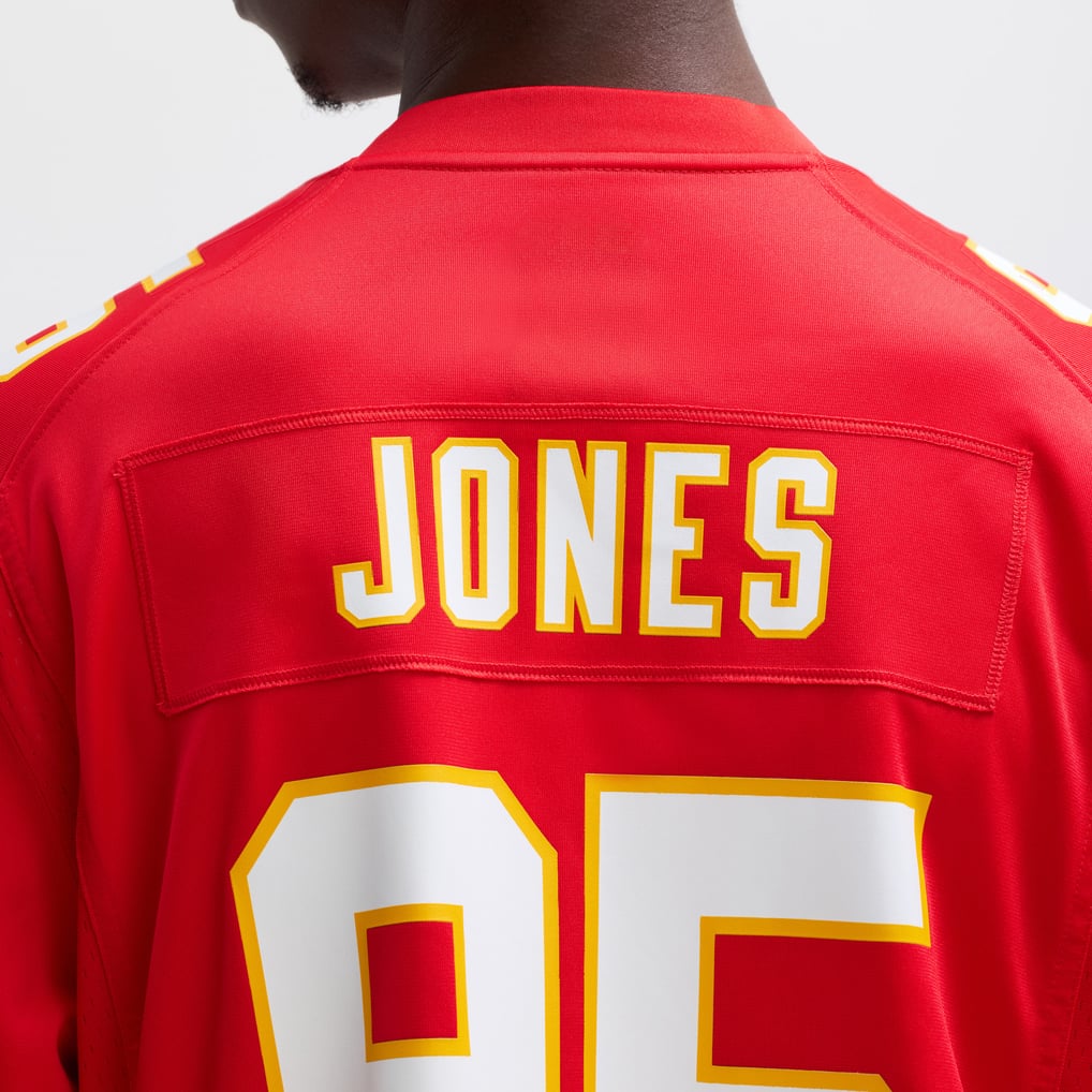 Men's Kansas City Chiefs Chris Jones Red Game Jersey