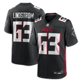 Men's Atlanta Falcons Chris Lindstrom Black Game Jersey