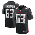 Men's Atlanta Falcons Chris Lindstrom Black Team Game Jersey