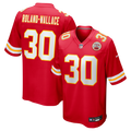 Men's Kansas City Chiefs Chris Roland-Wallace Red Game Jersey