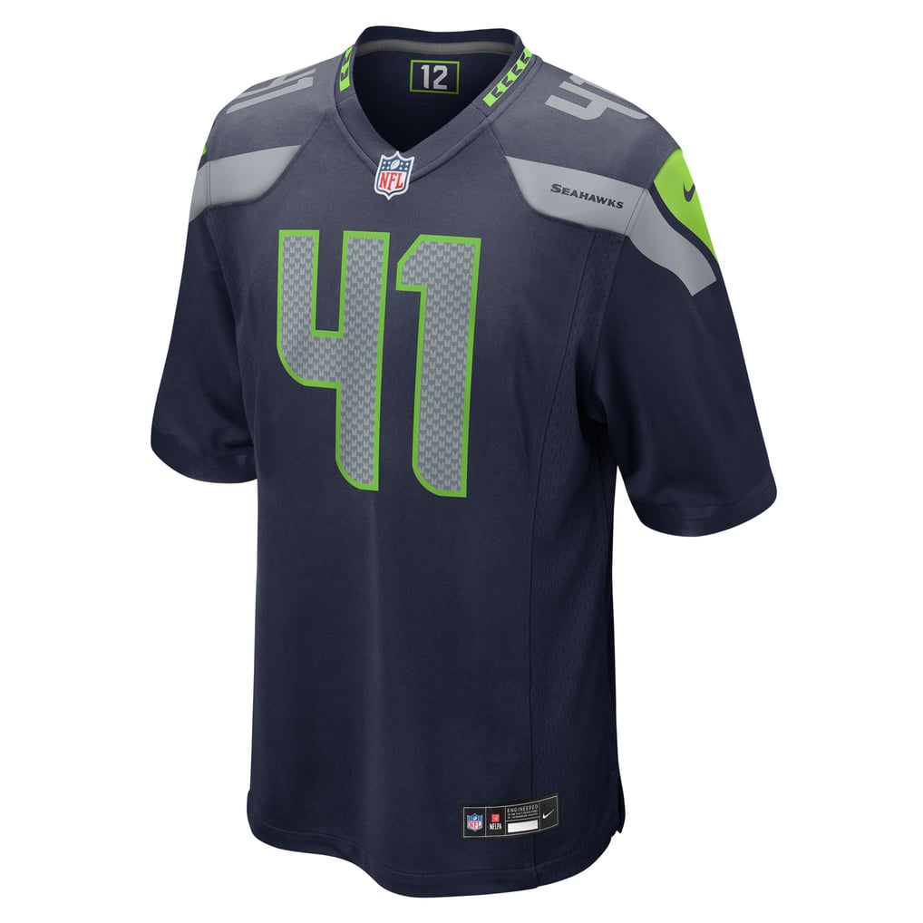 Men's Seattle Seahawks Chris Stoll College Navy Game Jersey
