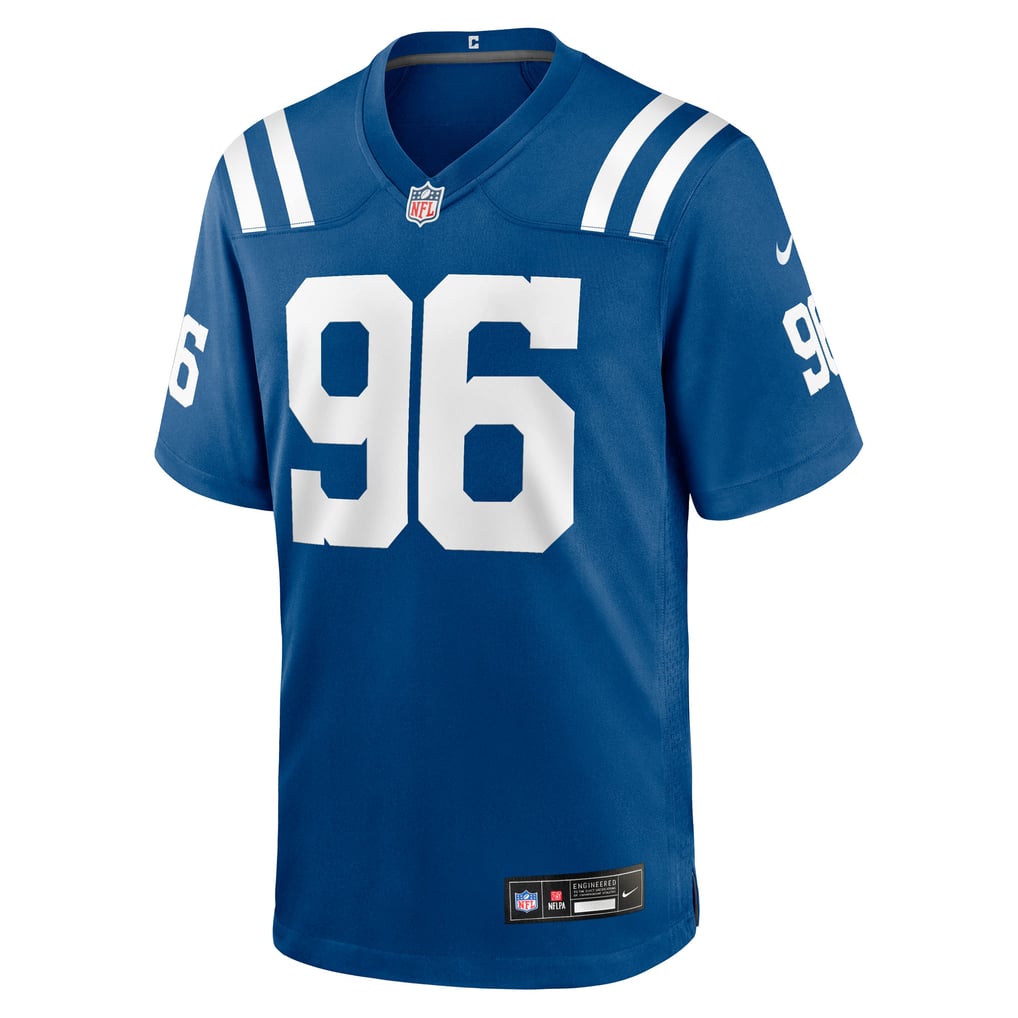 Men's Indianapolis Colts Chris Wormley Royal Team Game Jersey