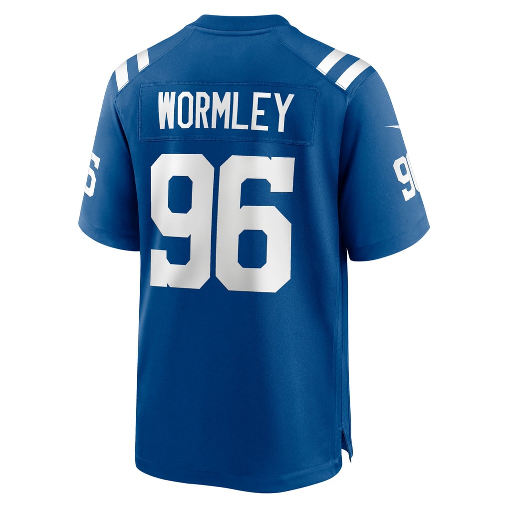 Men's Indianapolis Colts Chris Wormley Royal Team Game Jersey