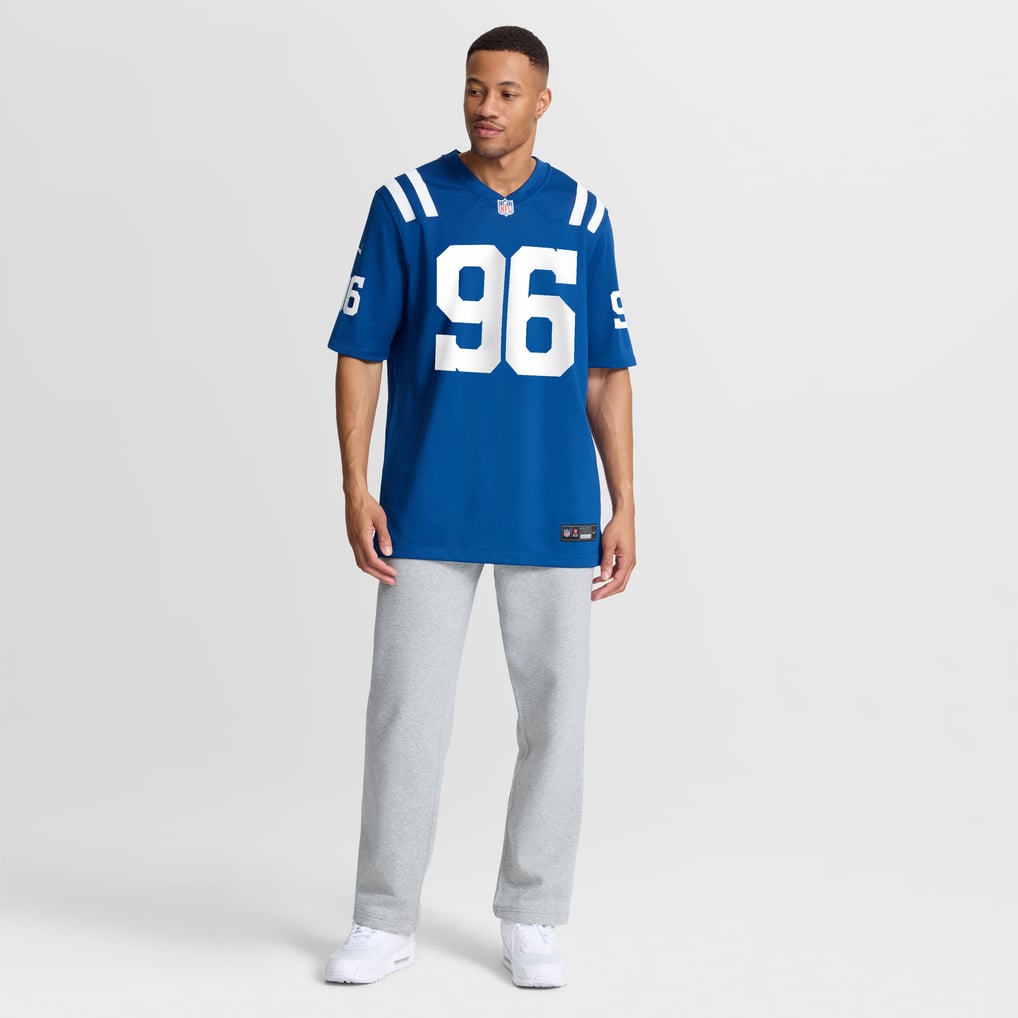 Men's Indianapolis Colts Chris Wormley Royal Team Game Jersey