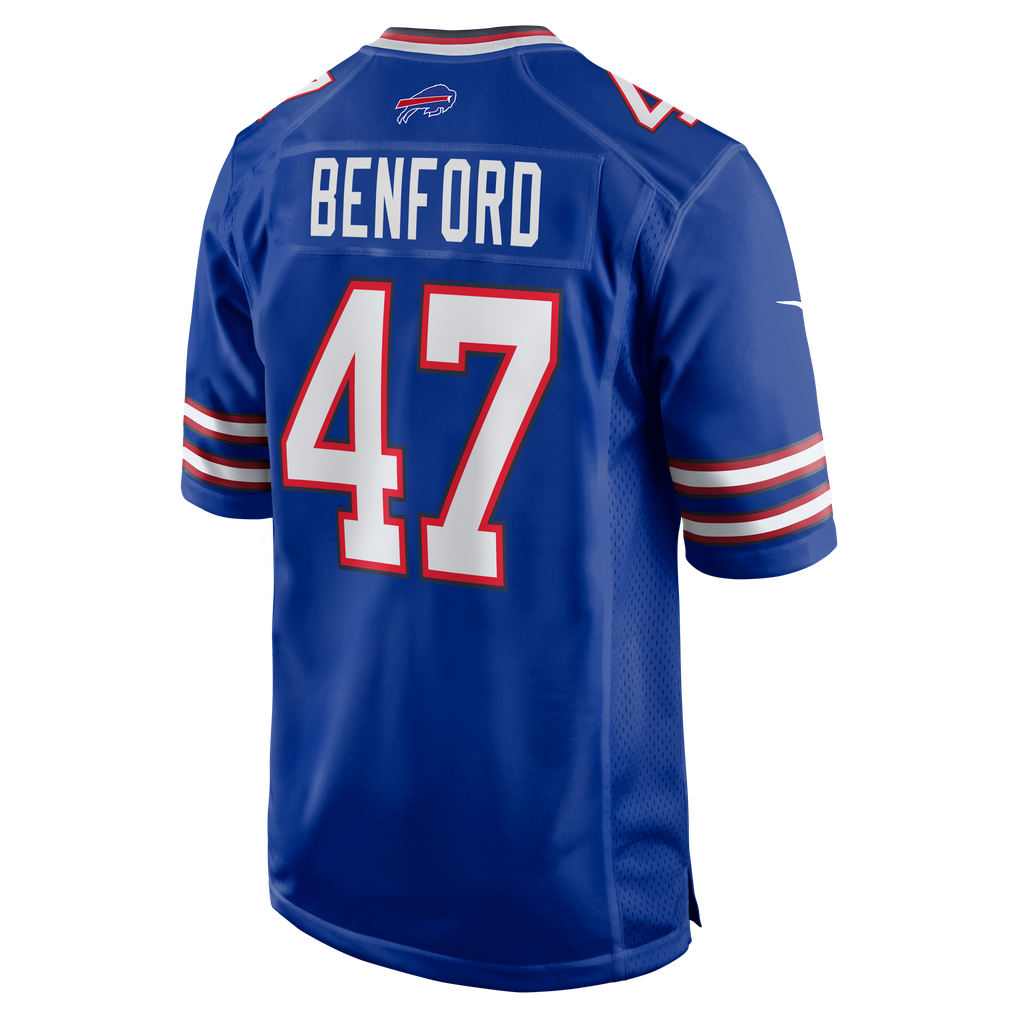 Men's Buffalo Bills Christian Benford Royal Game Jersey