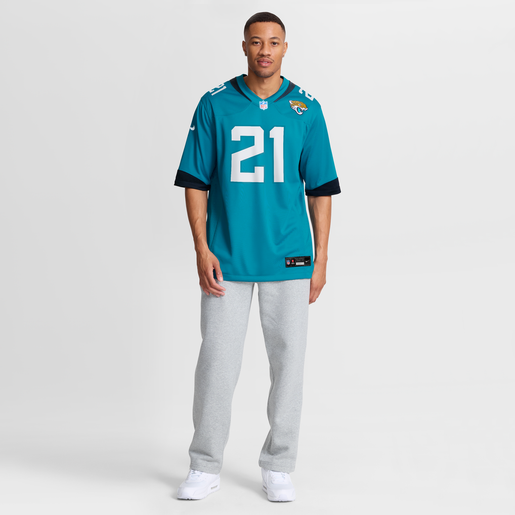 Men's Jacksonville Jaguars Christian Braswell Teal Team Game Jersey
