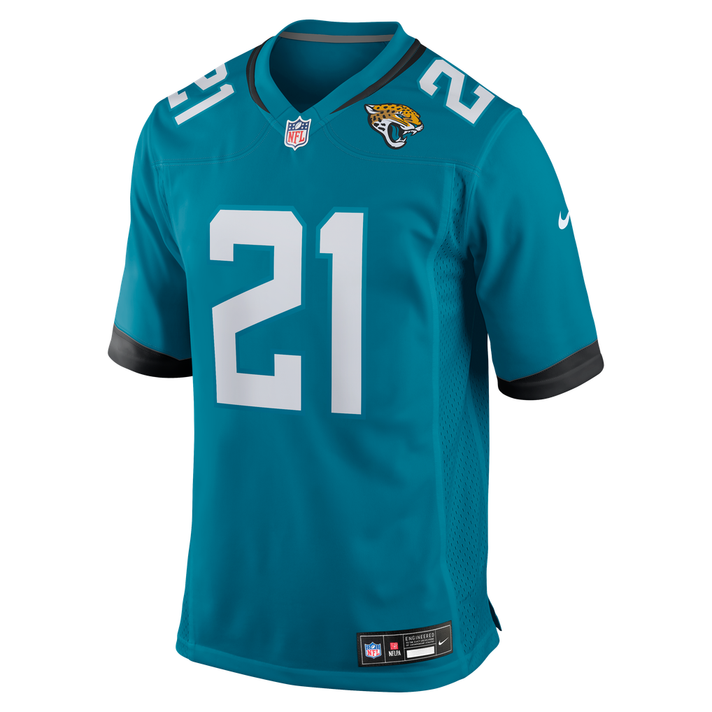 Men's Jacksonville Jaguars Christian Braswell Teal Team Game Jersey