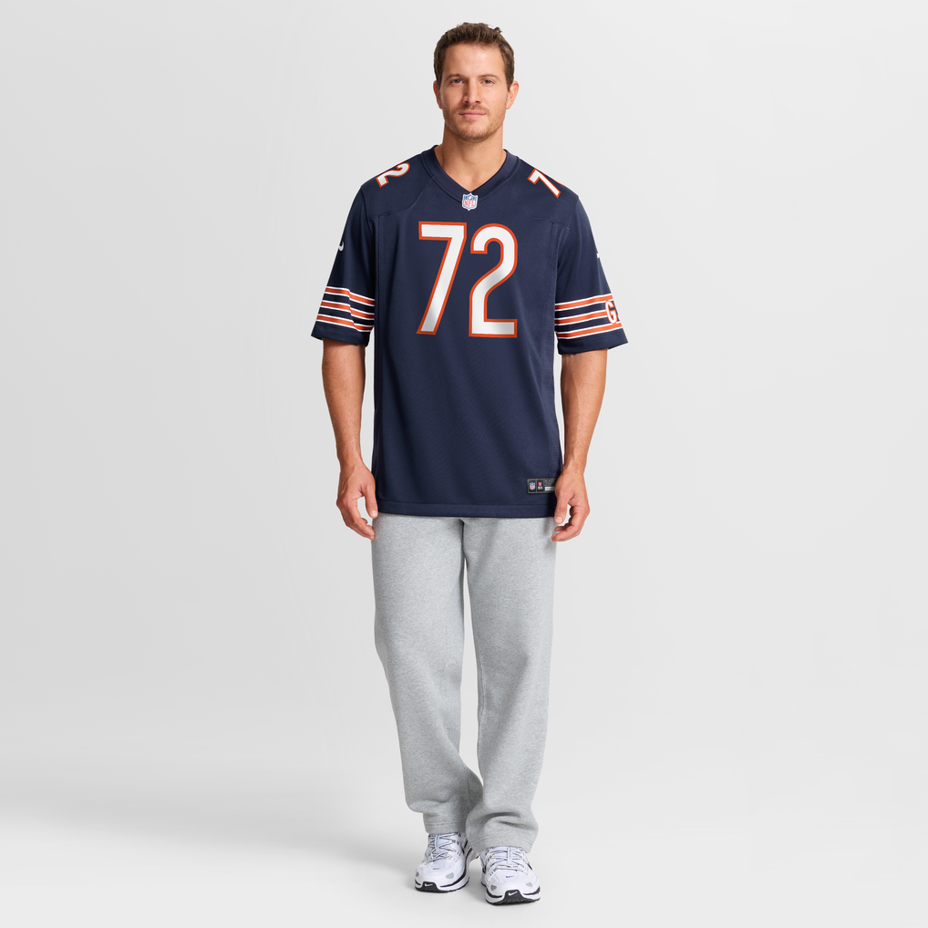 Men's Chicago Bears Christian Jones Navy Team Game Jersey