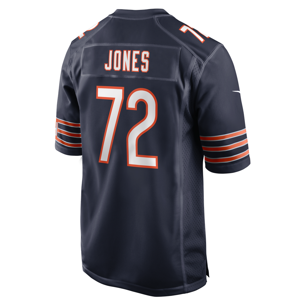 Men's Chicago Bears Christian Jones Navy Team Game Jersey