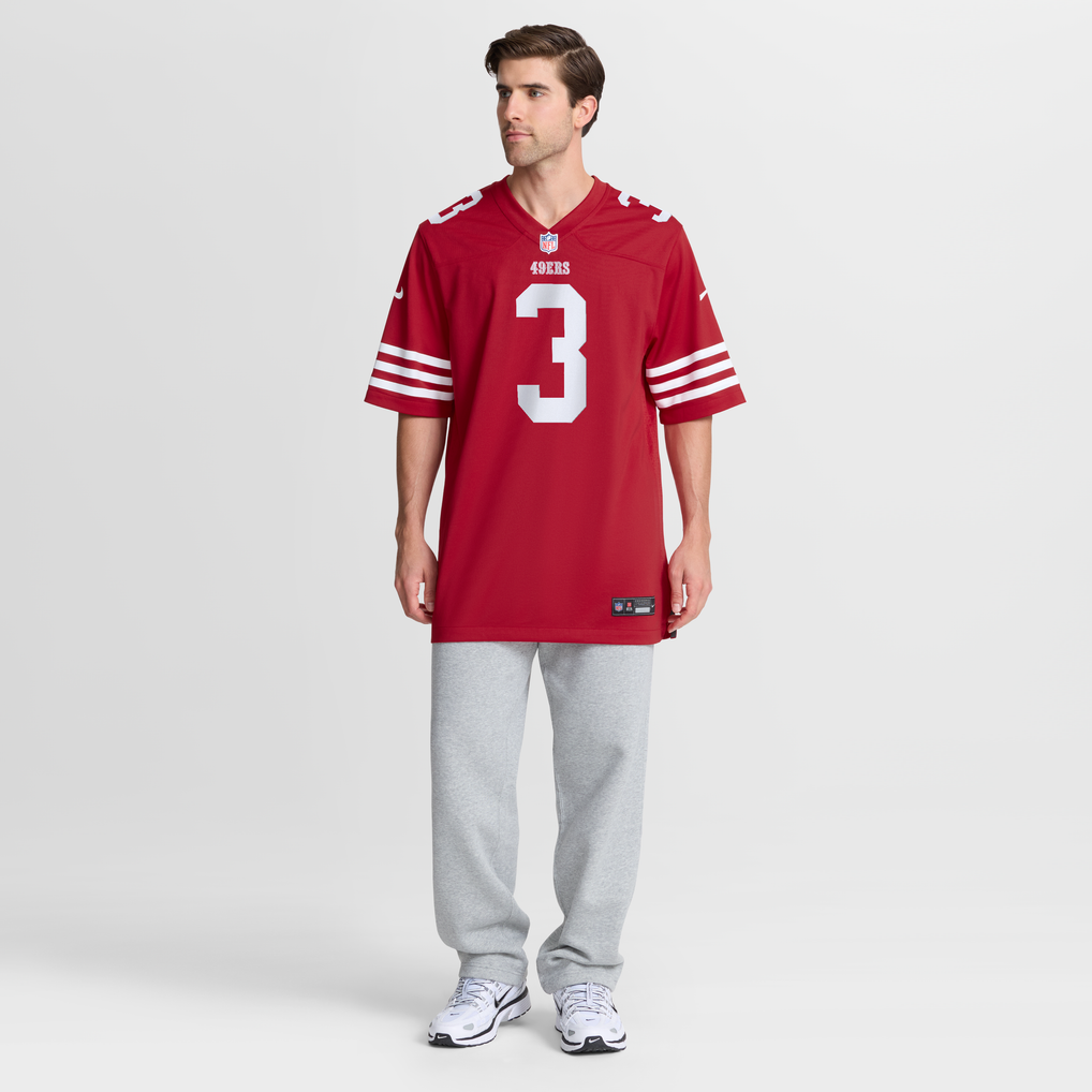Men's San Francisco 49ers Christian Kirk Scarlet Team Game Jersey
