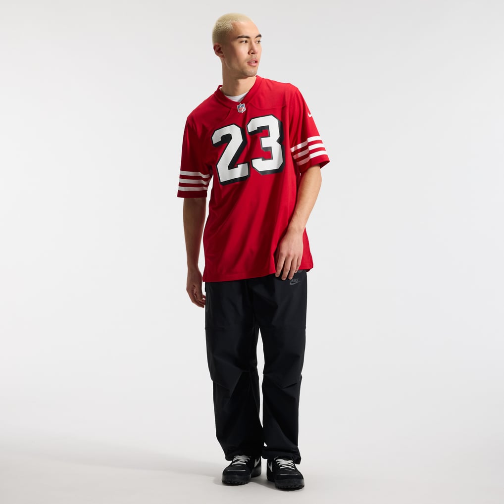 Men's San Francisco 49ers Christian McCaffrey Scarlet Alternate Game Player Jersey