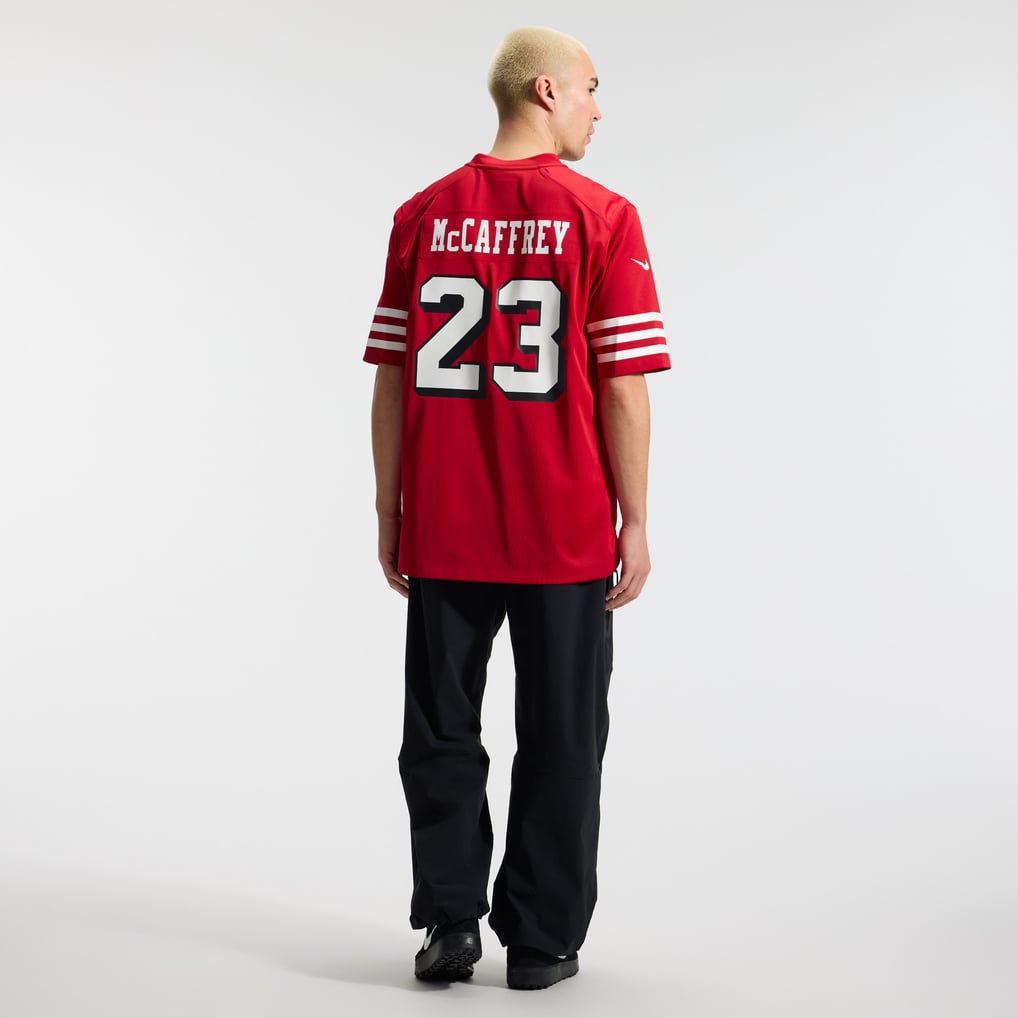 Men's San Francisco 49ers Christian McCaffrey Scarlet Alternate Game Player Jersey