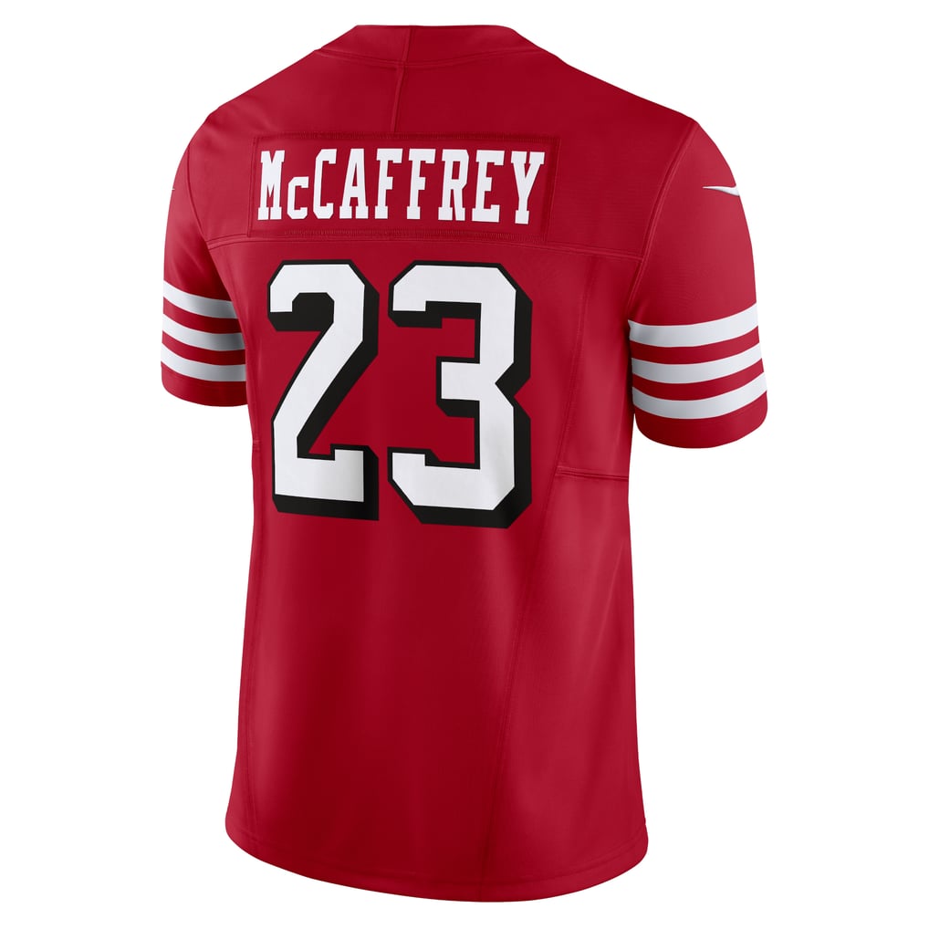 Men's San Francisco 49ers Christian McCaffrey Scarlet Vapor F.U.S.E. Limited Jersey