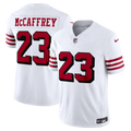 Men's San Francisco 49ers Christian McCaffrey White Alternate Vapor F.U.S.E. Stitched Limited Jersey