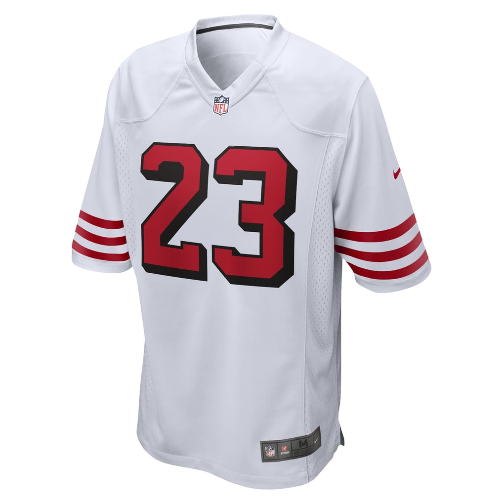 Men's San Francisco 49ers Christian McCaffrey White Game Jersey
