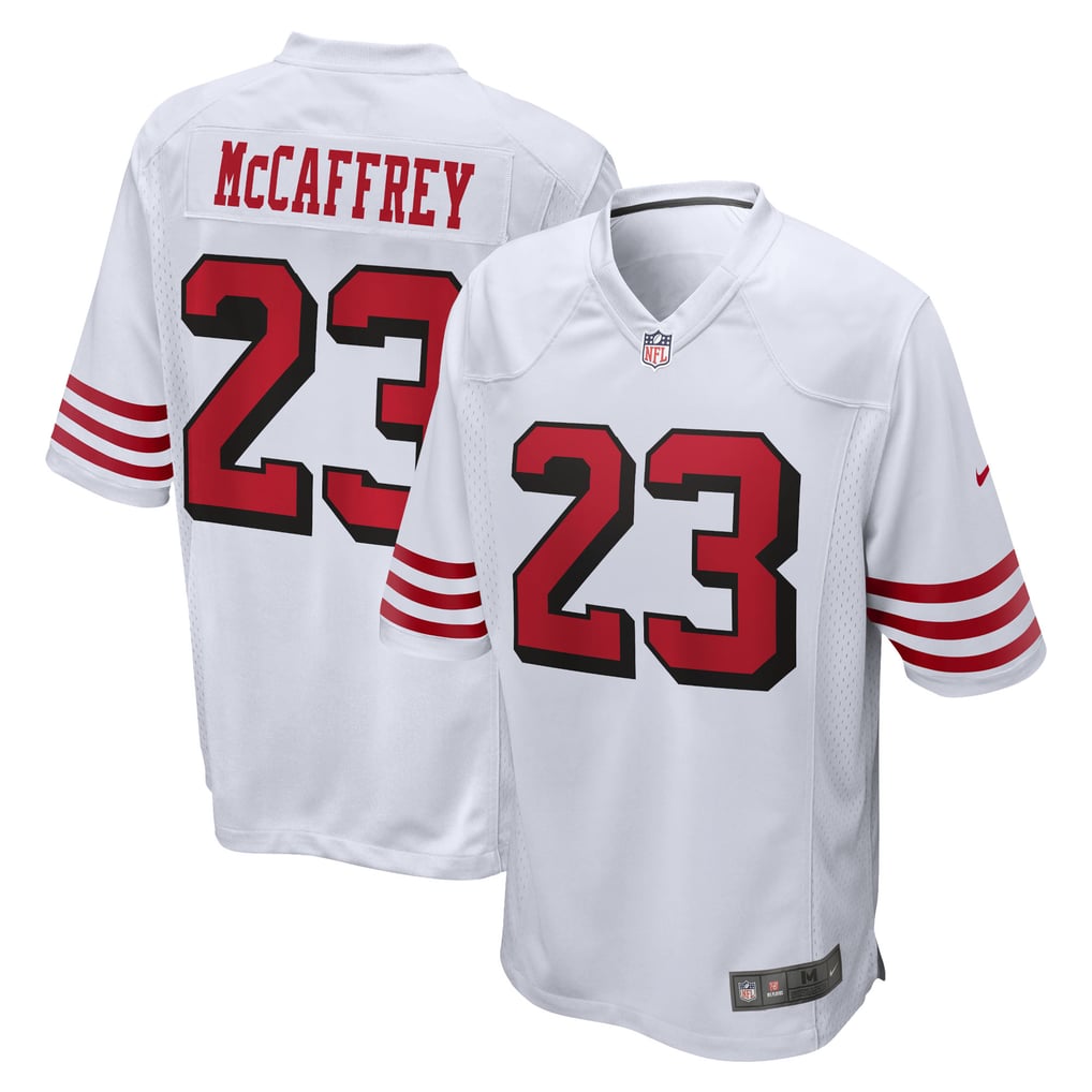 Men's San Francisco 49ers Christian McCaffrey White Game Jersey