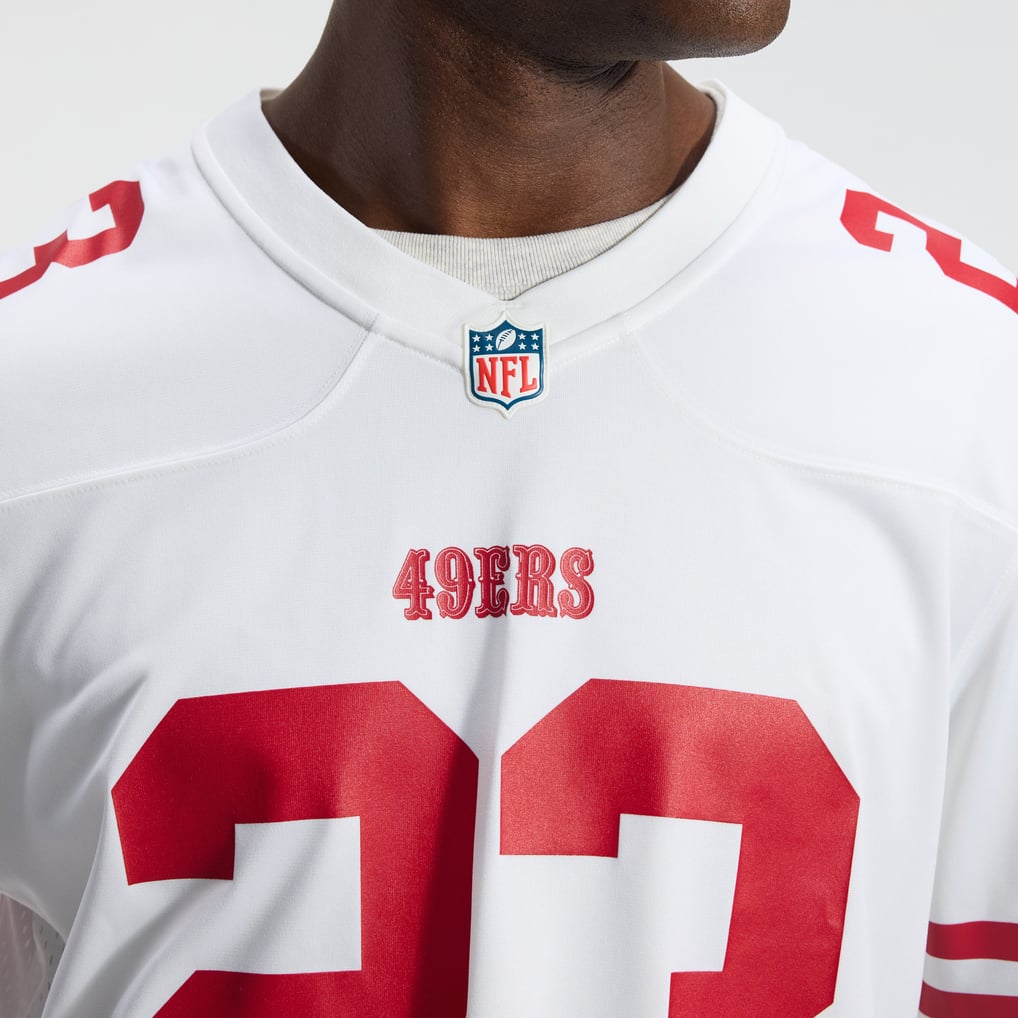 Men's San Francisco 49ers Christian McCaffrey White Game Player Jersey