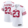 Men's San Francisco 49ers Christian McCaffrey White Game Player Jersey