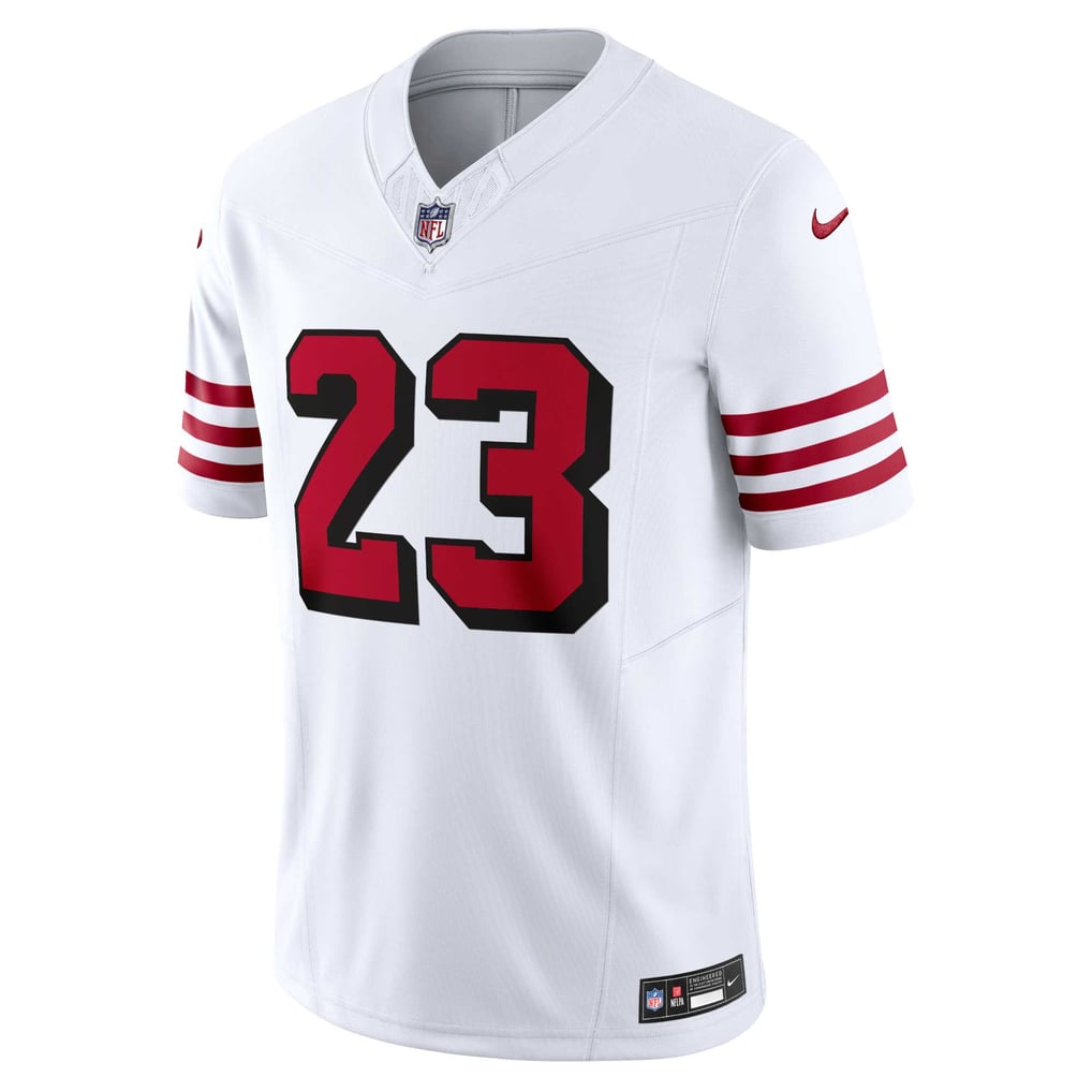 Men's San Francisco 49ers Christian McCaffrey White Vapor F.U.S.E. Limited 2nd Alternate Jersey
