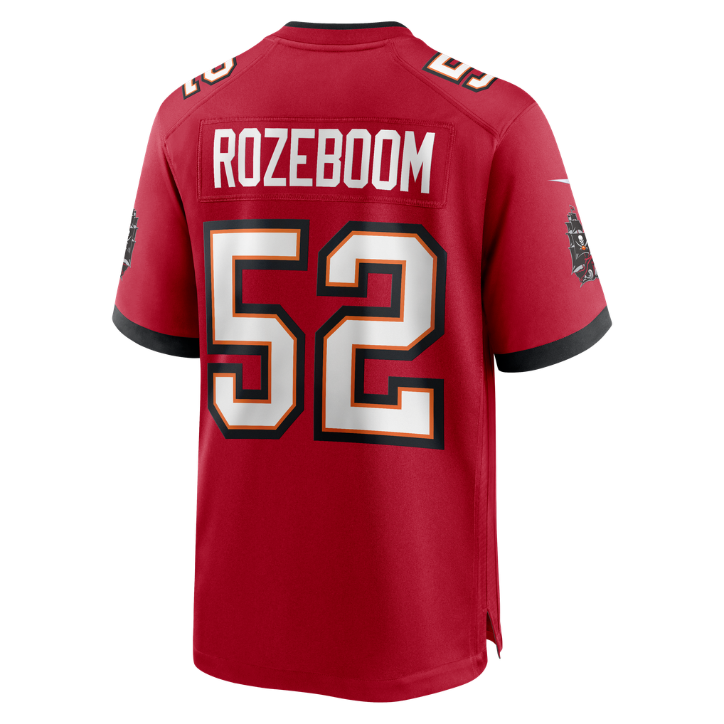 Men's Tampa Bay Buccaneers Christian Rozeboom Red Team Game Jersey