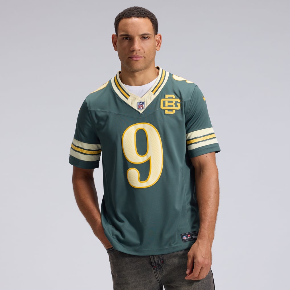 Men's Green Bay Packers Christian Watson Green 2026 Rivalries Collection Stitched Limited Jersey