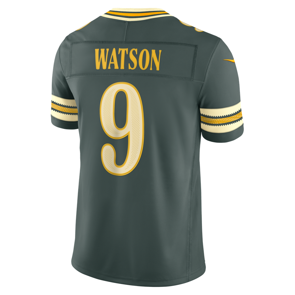 Men's Green Bay Packers Christian Watson Green 2026 Rivalries Collection Stitched Limited Jersey