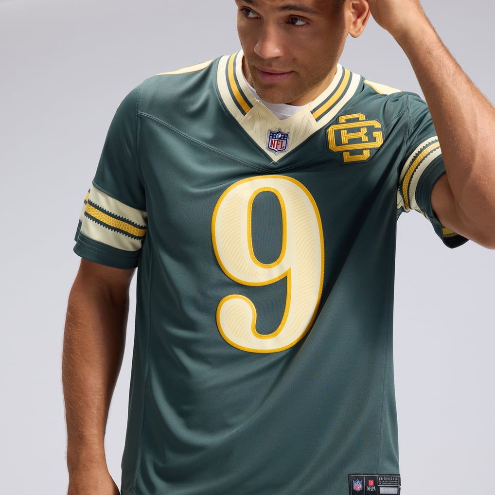 Men's Green Bay Packers Christian Watson Green 2026 Rivalries Collection Stitched Limited Jersey