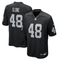 Men's Las Vegas Raiders Cian Slone Black Team Game Jersey
