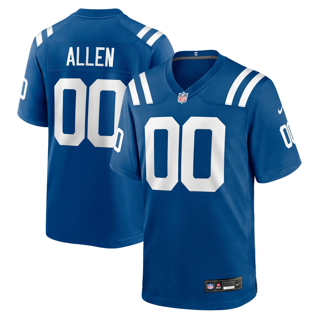 Men's Indianapolis Colts CJ Allen Royal Game Jersey