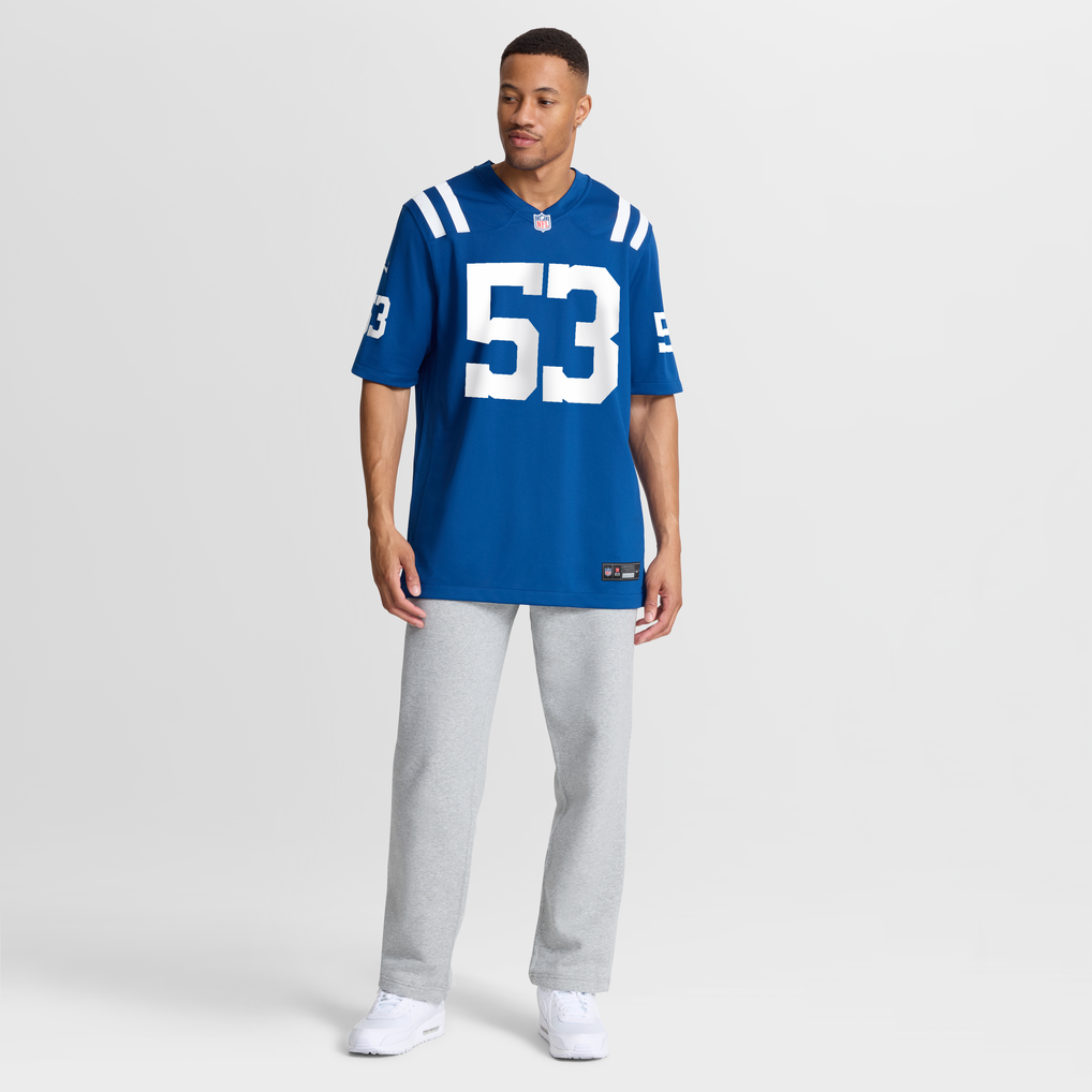 Men's Indianapolis Colts CJ Allen Royal Team Game Jersey