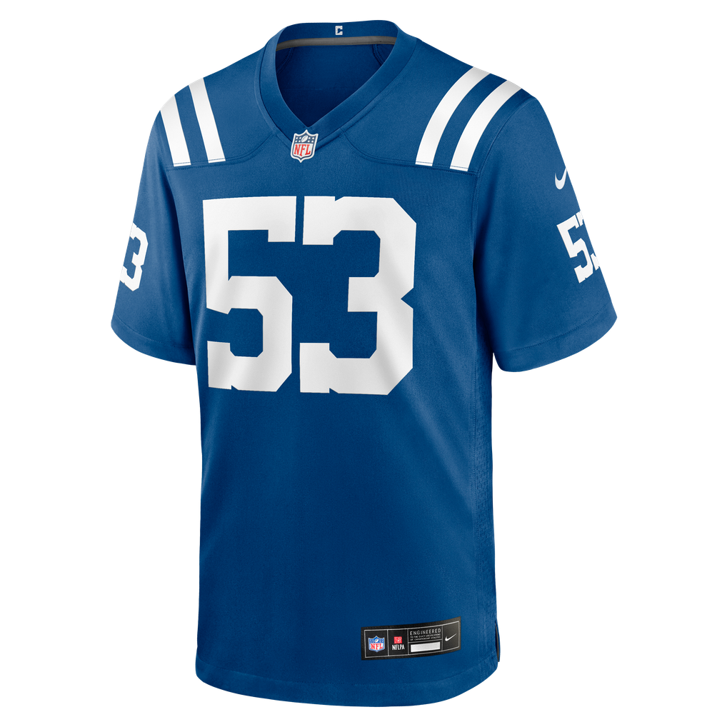 Men's Indianapolis Colts CJ Allen Royal Team Game Jersey