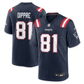 Men's New England Patriots CJ Dippre Navy Team Game Jersey