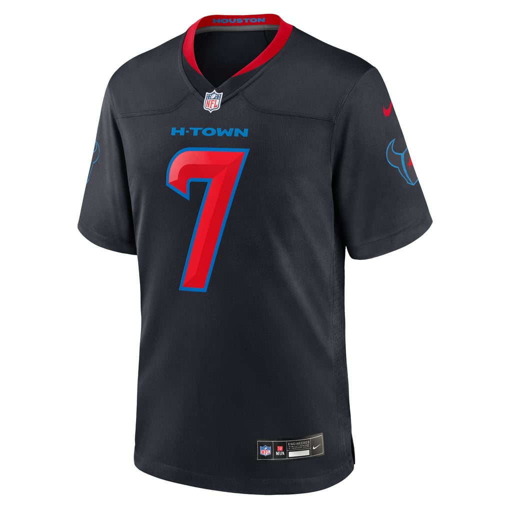 Men's Houston Texans C.J. Stroud Navy 2nd Alternate Game Jersey