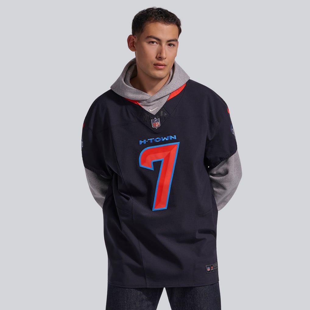 Men's Houston Texans C.J. Stroud Navy Alternate 2 Vapor F.U.S.E. Elite Jersey