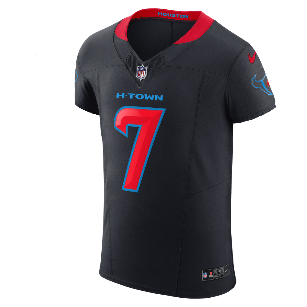 Men's Houston Texans C.J. Stroud Navy Alternate 2 Vapor F.U.S.E. Elite Jersey