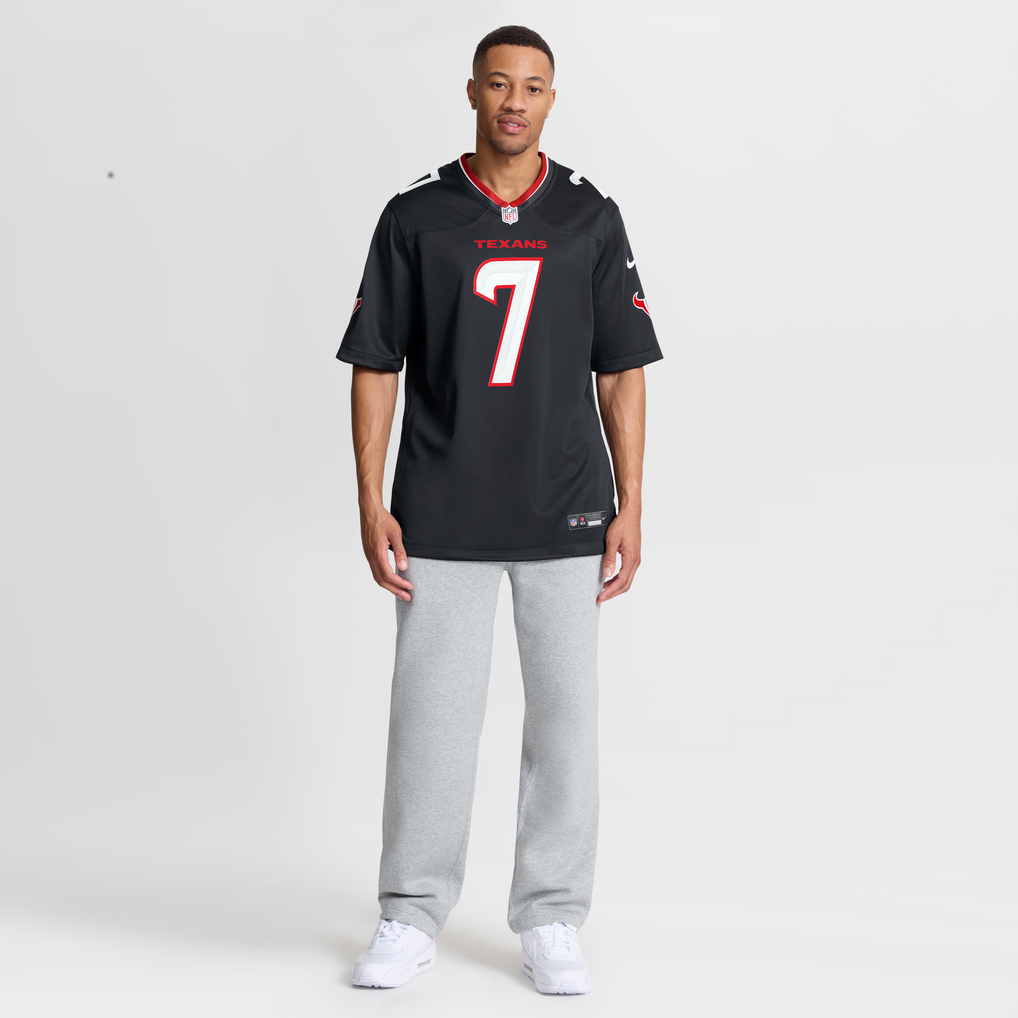 Men's Houston Texans C.J. Stroud Navy Game Jersey