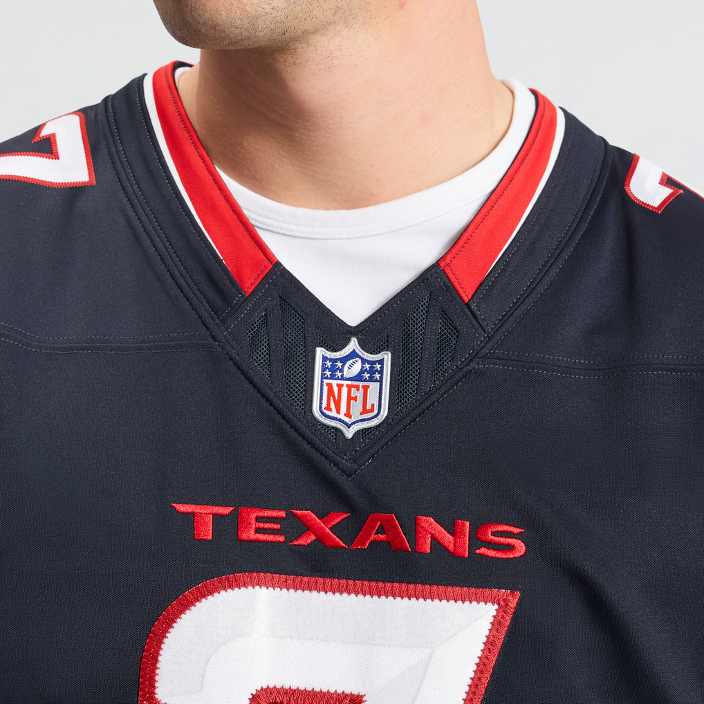 Men's Houston Texans C.J. Stroud Navy Team Vapor F.U.S.E. Stitched Limited Jersey