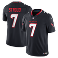 Men's Houston Texans C.J. Stroud Navy Team Vapor F.U.S.E. Stitched Limited Jersey